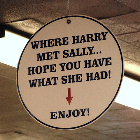 Berühmte Pastrami-Szene aus Harry & Sally